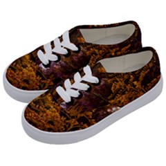 Goldenrod Version Ii Kids  Classic Low Top Sneakers by okhismakingart