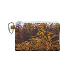 Goldenrod Version Ii Canvas Cosmetic Bag (small) by okhismakingart