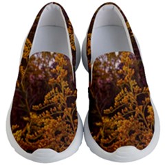 Goldenrod Version Ii Kids  Lightweight Slip Ons by okhismakingart