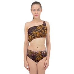 Goldenrod Version Ii Spliced Up Two Piece Swimsuit by okhismakingart