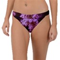 Purple Closing Queen Annes Lace Band Bikini Bottom View1