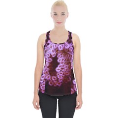 Purple Closing Queen Annes Lace Piece Up Tank Top by okhismakingart