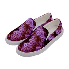 Purple Closing Queen Annes Lace Women s Canvas Slip Ons by okhismakingart