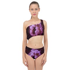 Purple Closing Queen Annes Lace Spliced Up Two Piece Swimsuit by okhismakingart