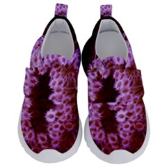 Purple Closing Queen Annes Lace Kids  Velcro No Lace Shoes by okhismakingart