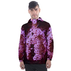 Purple Closing Queen Annes Lace Men s Front Pocket Pullover Windbreaker by okhismakingart