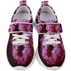 Purple Closing Queen Annes Lace Kids  Velcro Strap Shoes by okhismakingart