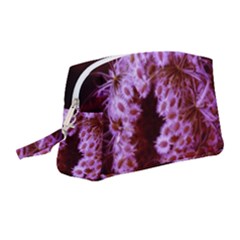 Purple Closing Queen Annes Lace Wristlet Pouch Bag (medium)