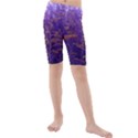 Yellow and Blue Goldenrod Kids  Mid Length Swim Shorts View1