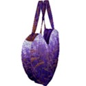 Yellow and Blue Goldenrod Giant Heart Shaped Tote View4