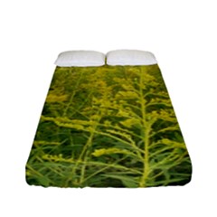 Yellow Goldenrod Fitted Sheet (full/ Double Size) by okhismakingart