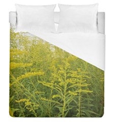 Yellow Goldenrod Duvet Cover (queen Size) by okhismakingart