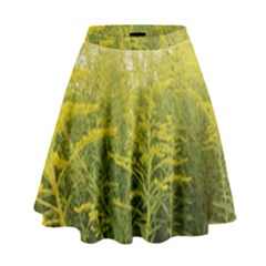 Yellow Goldenrod High Waist Skirt by okhismakingart