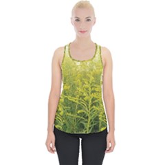 Yellow Goldenrod Piece Up Tank Top by okhismakingart