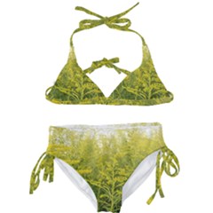 Yellow Goldenrod Kids  Classic Bikini Set by okhismakingart