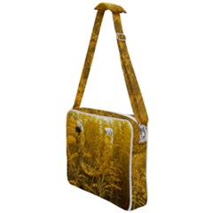 Gold Goldenrod Cross Body Office Bag by okhismakingart