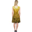 Gold Goldenrod Capsleeve Midi Dress View2