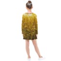 Gold Goldenrod Kids  Long Sleeve Dress View2