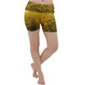 Gold Goldenrod Lightweight Velour Yoga Shorts View1