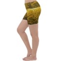 Gold Goldenrod Lightweight Velour Yoga Shorts View2