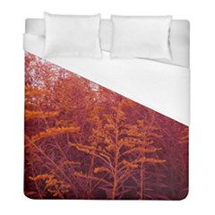 Red Goldenrod Duvet Cover (full/ Double Size) by okhismakingart