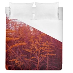 Red Goldenrod Duvet Cover (queen Size) by okhismakingart