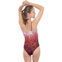 Red Goldenrod Classic One Shoulder Swimsuit View2