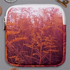 Red Goldenrod Mini Square Pouch