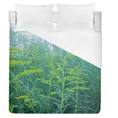 Turquoise Goldenrod Duvet Cover (queen Size) by okhismakingart