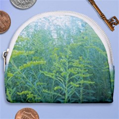 Turquoise Goldenrod Horseshoe Style Canvas Pouch