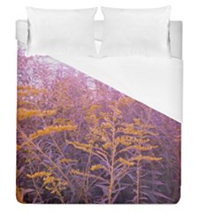 Pink Goldenrod Duvet Cover (queen Size) by okhismakingart