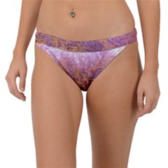 Pink Goldenrod Band Bikini Bottom