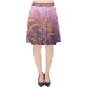 Pink Goldenrod Velvet High Waist Skirt View1