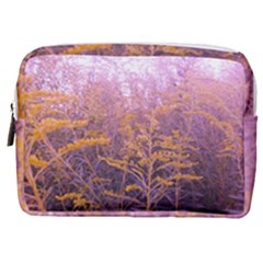 Pink Goldenrod Make Up Pouch (medium)