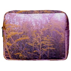 Pink Goldenrod Make Up Pouch (large)