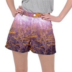 Pink Goldenrod Stretch Ripstop Shorts