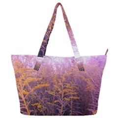 Pink Goldenrod Full Print Shoulder Bag