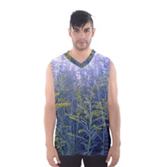 Blue Goldenrod Men s Basketball Tank Top by okhismakingart