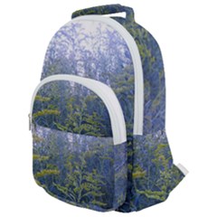 Blue Goldenrod Rounded Multi Pocket Backpack