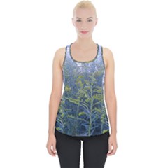 Blue Goldenrod Piece Up Tank Top by okhismakingart