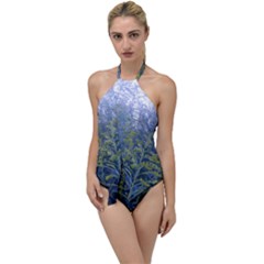 Blue Goldenrod Go With The Flow One Piece Swimsuit