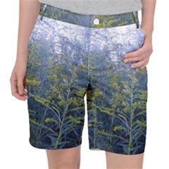 Blue Goldenrod Pocket Shorts