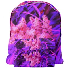 Pink And Blue Sideways Sumac Giant Full Print Backpack by okhismakingart