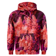 Pink Sideways Sumac Men s Pullover Hoodie by okhismakingart