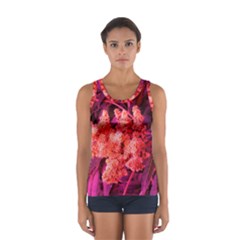 Pink Sideways Sumac Sport Tank Top 