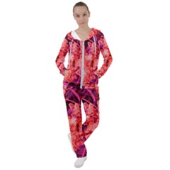 Pink Sideways Sumac Women s Tracksuit by okhismakingart