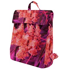 Pink Sideways Sumac Flap Top Backpack