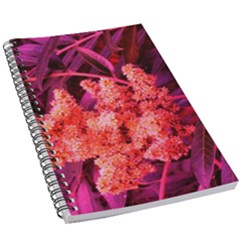 Pink Sideways Sumac 5 5  X 8 5  Notebook