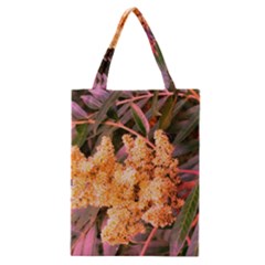 Pale Yellow And Green Sideways Sumac Classic Tote Bag by okhismakingart