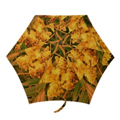 Yellow Sideways Sumac Mini Folding Umbrellas by okhismakingart